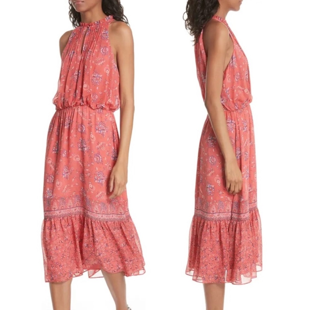 Joie - Chara Midi Dress in Strawberry Floral - Picture 5 of 7